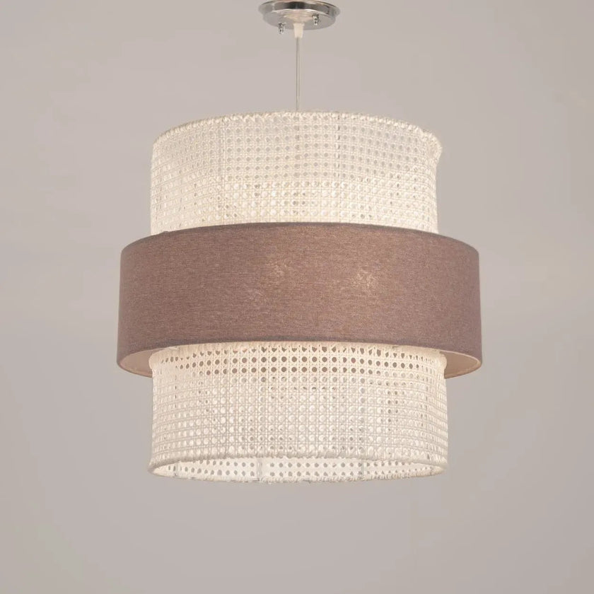 Rattan Boho Ceiling Lamp 013