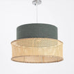 Rattan Boho Ceiling Lamp 016