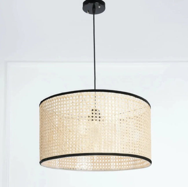 Rattan Boho Ceiling Lamp 020