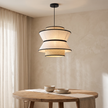 Rattan Boho Ceiling Lamp 022 styled in an interior