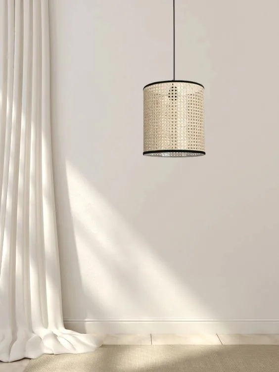 Rattan Boho Ceiling Lamp 024