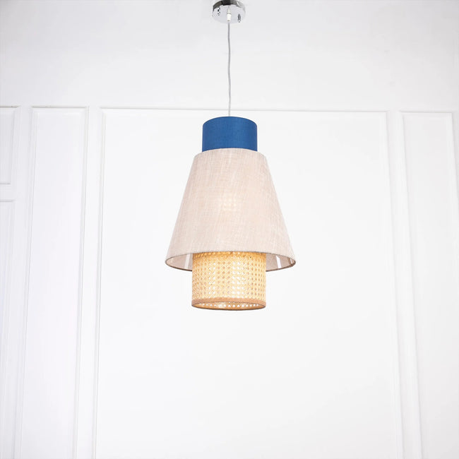 Rattan Boho Ceiling Lamp 026