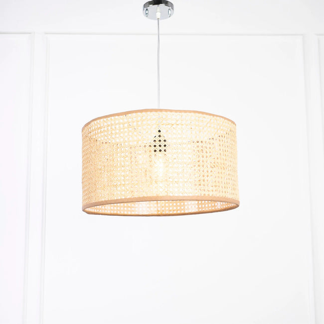 Rattan Boho Ceiling Lamp 027