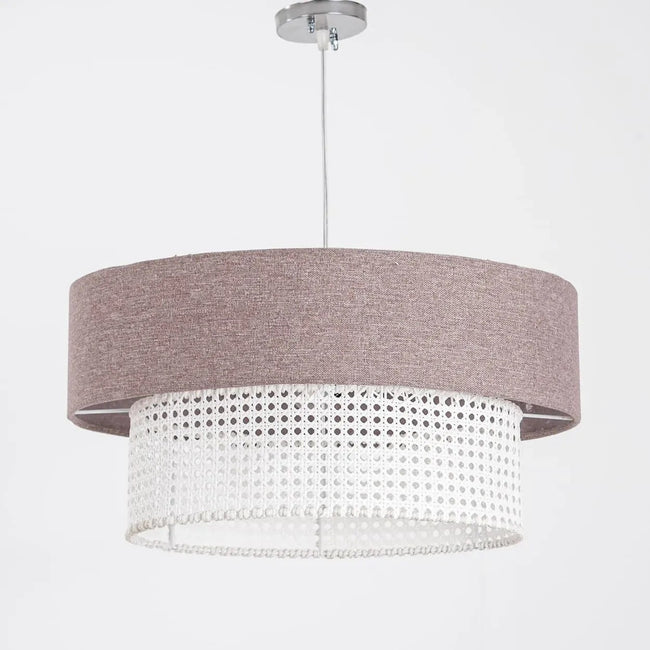 Rattan Boho Ceiling Lamp 033