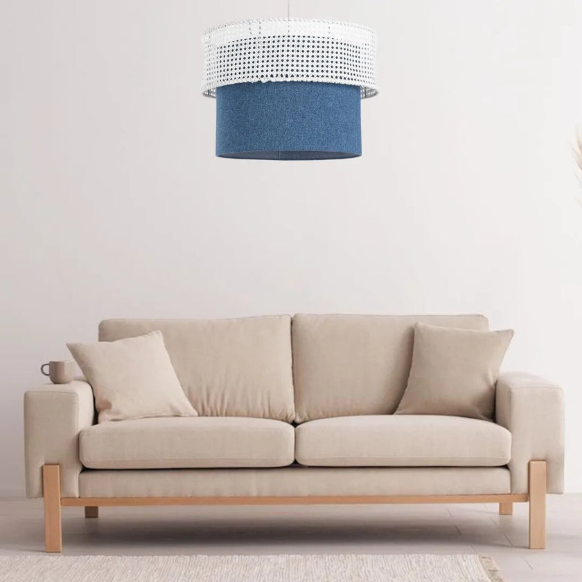 Rattan Boho Ceiling Lamp 034