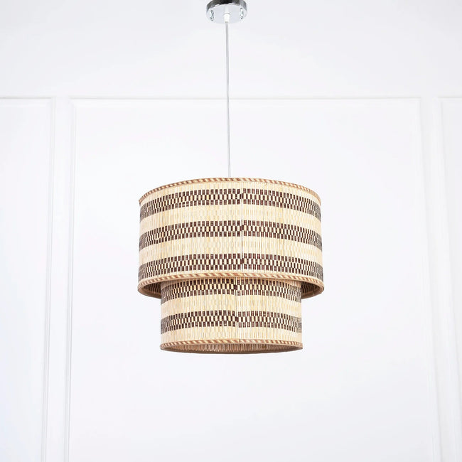 Rattan Boho Ceiling Lamp 039