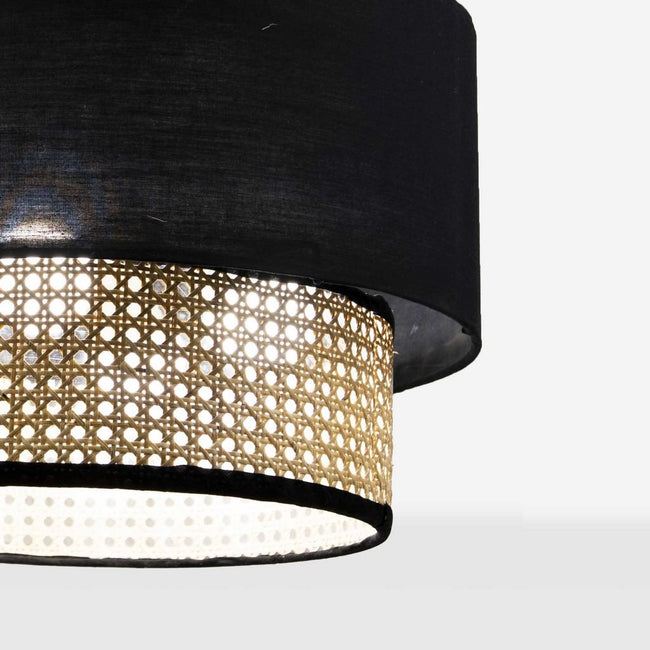Rattan Boho Ceiling Lamp 046