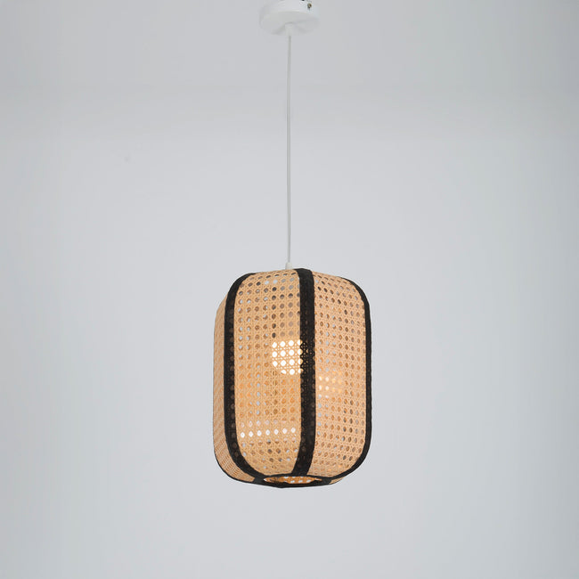 Rattan Boho Ceiling Lamp 049