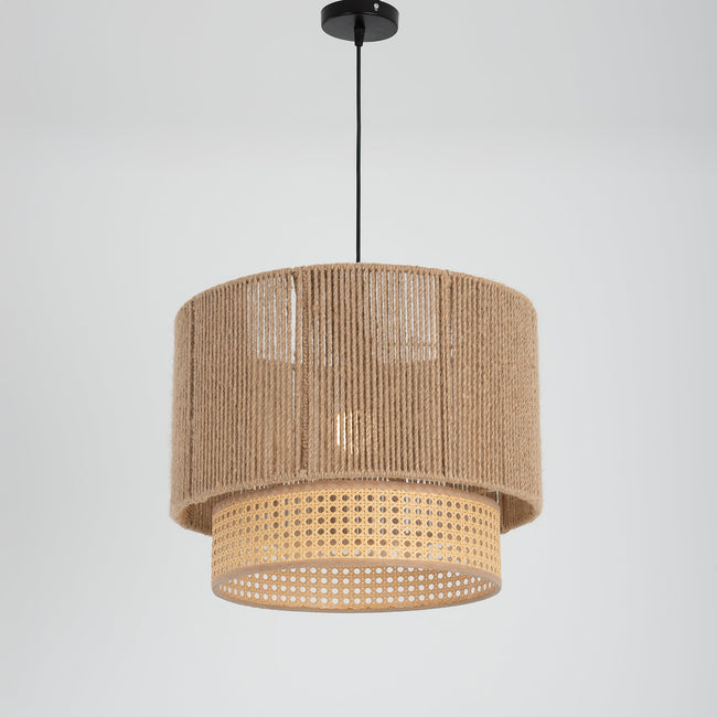 Rattan Boho Ceiling Lamp 051
