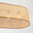 Rattan Boho Ceiling Lamp 054, handmade boho ceiling lamp – product view 3