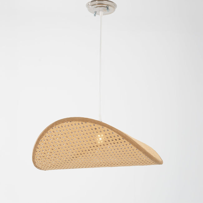 Rattan Boho Ceiling Lamp 058