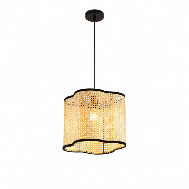 Rattan Boho Ceiling Lamp 059