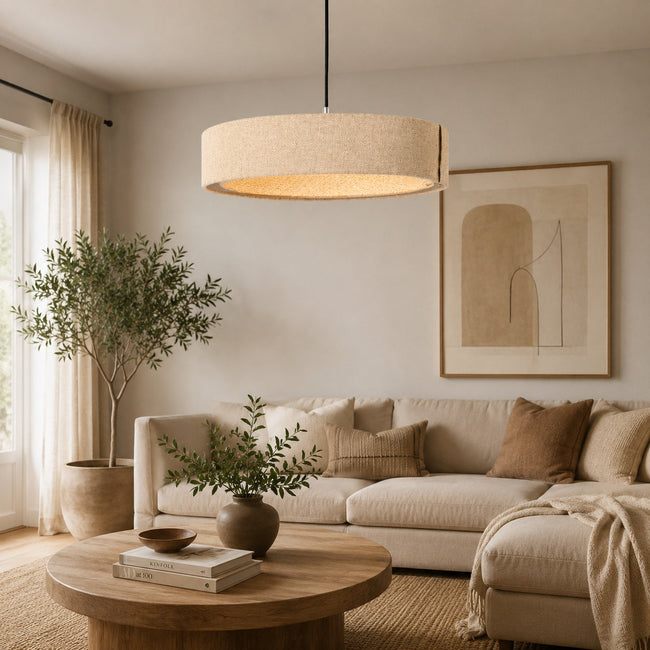 Rattan Boho Ceiling Lamp 062