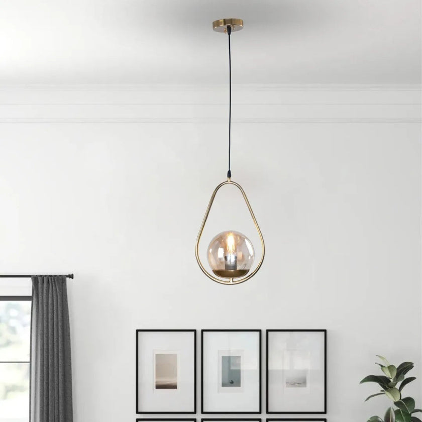 Modern Globe Ceiling Lamp 026