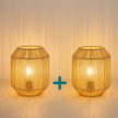 Burlap Table Lamp 008