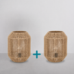 Burlap Table Lamp 008