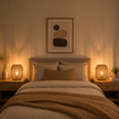 Burlap Table Lamp 008