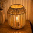 Burlap Table Lamp 008