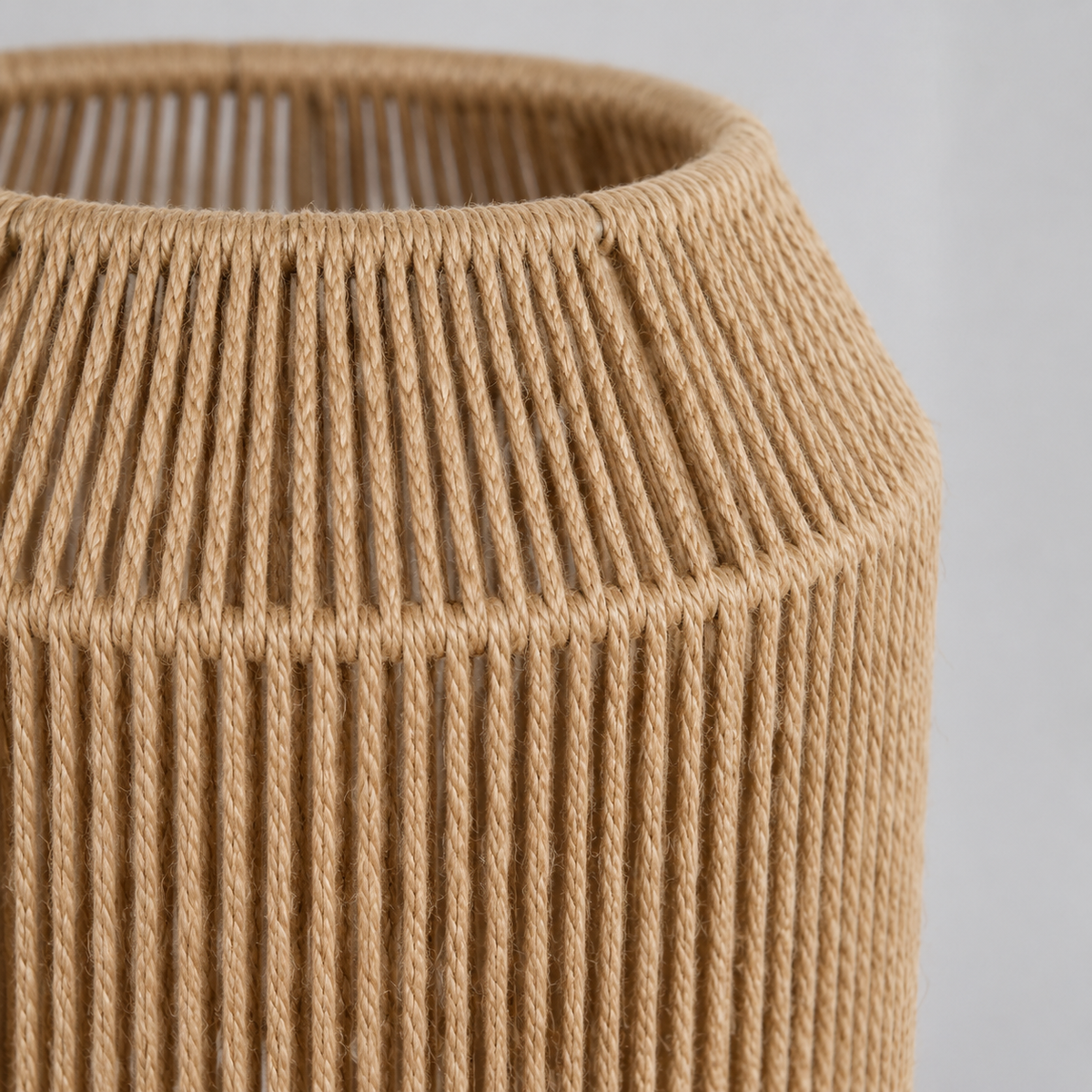 Burlap Table Lamp 008