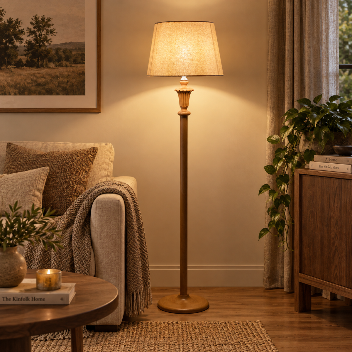 Modern Floor Lamp 052, handmade contemporary floor lamp – product view 2