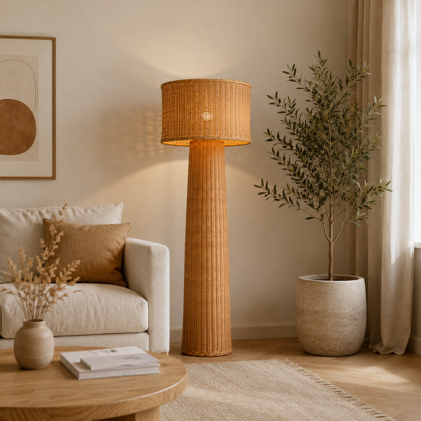Bambo Boho Floor Lamp 013