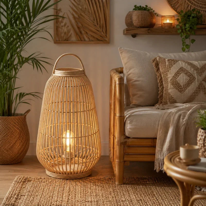 Bambo Boho Floor Lamp 023