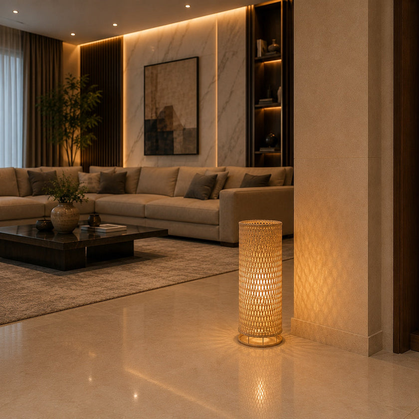Bambo Boho Floor Lamp 030