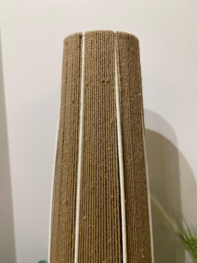 Burlap Boho Floor Lamp 018