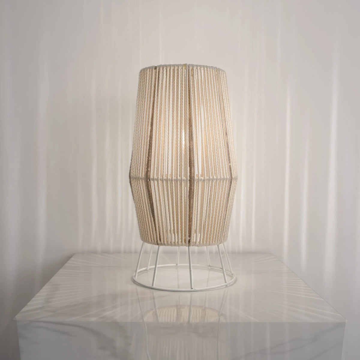 Makrami Boho Floor Lamp 008