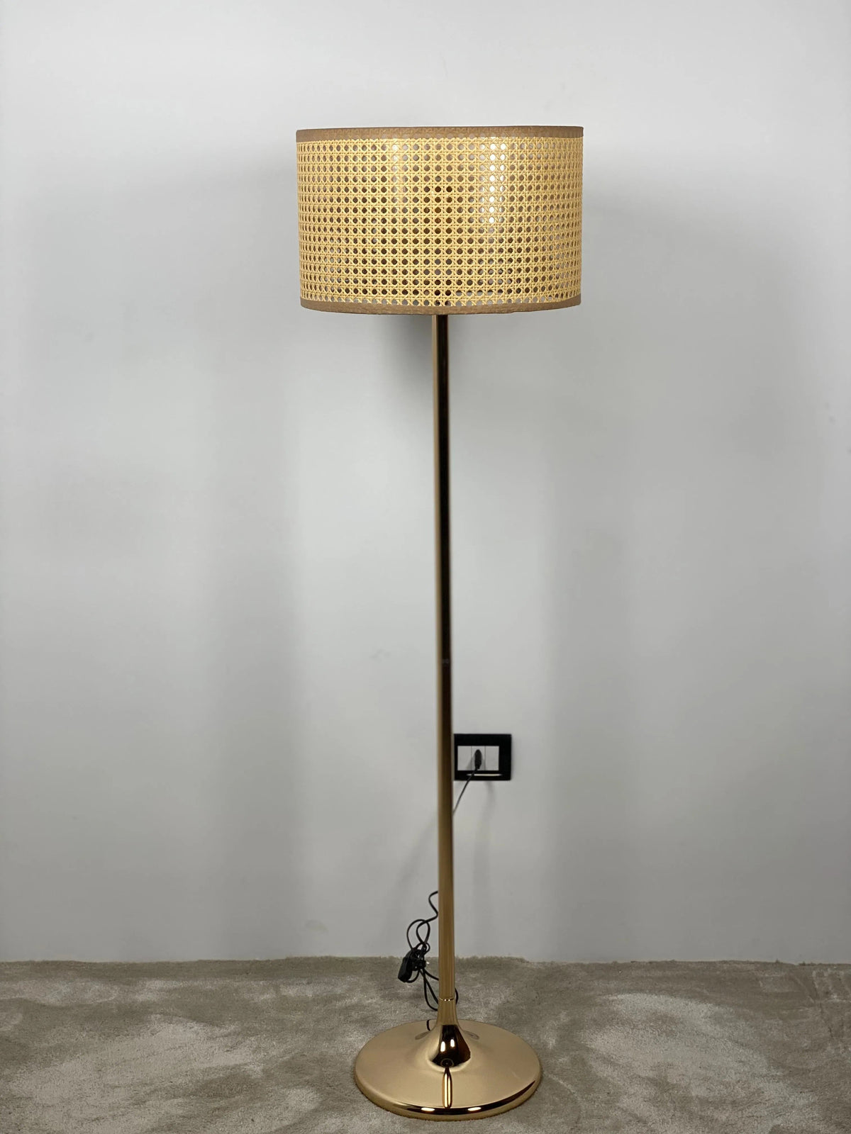Rattan Boho Floor Lamp 002
