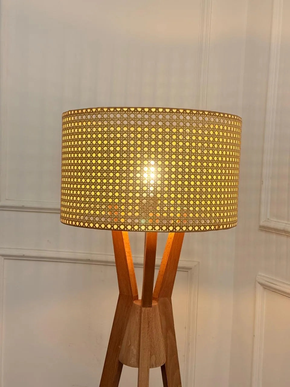 Rattan Boho Floor Lamp 009