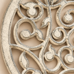 Handcrafted Carved Wooden Wall Medallion