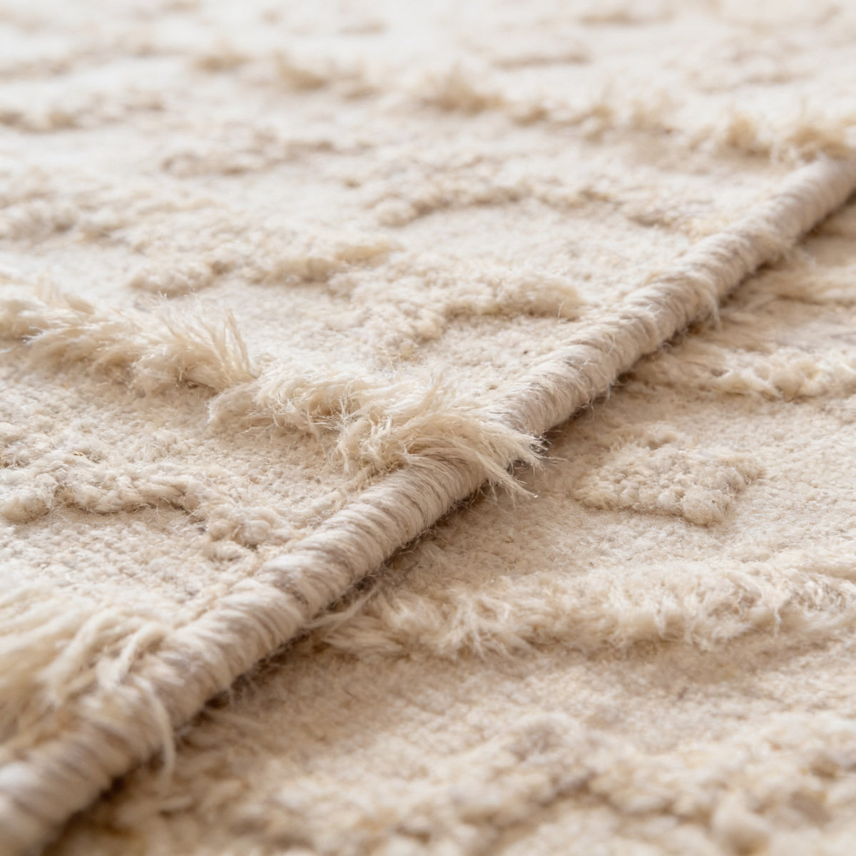 S10 handmade kilim rug — closeup view