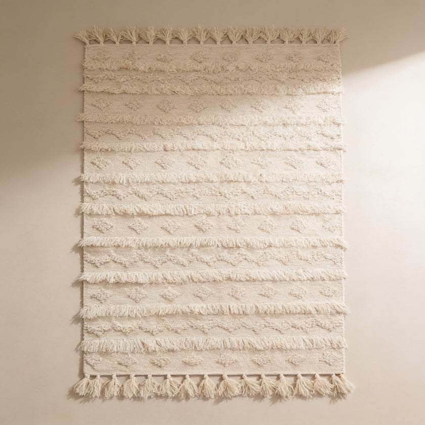 S10 handmade kilim rug — studio view