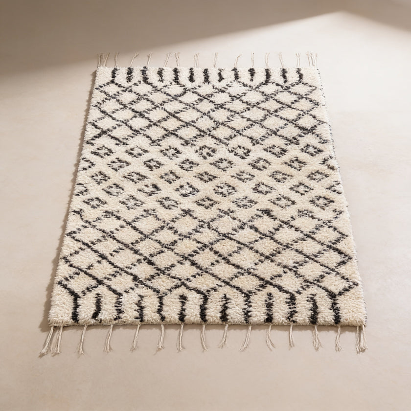 S100 handmade kilim rug — studio view