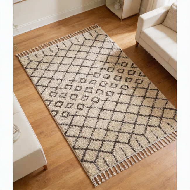 S106 handmade kilim rug — lifestyle view