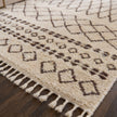 S107 handmade kilim rug — closeup view
