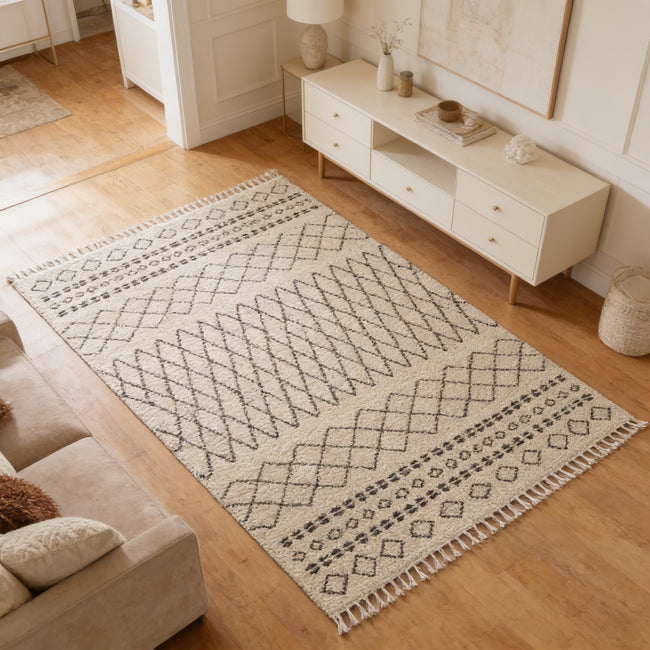 S107 handmade kilim rug — lifestyle view