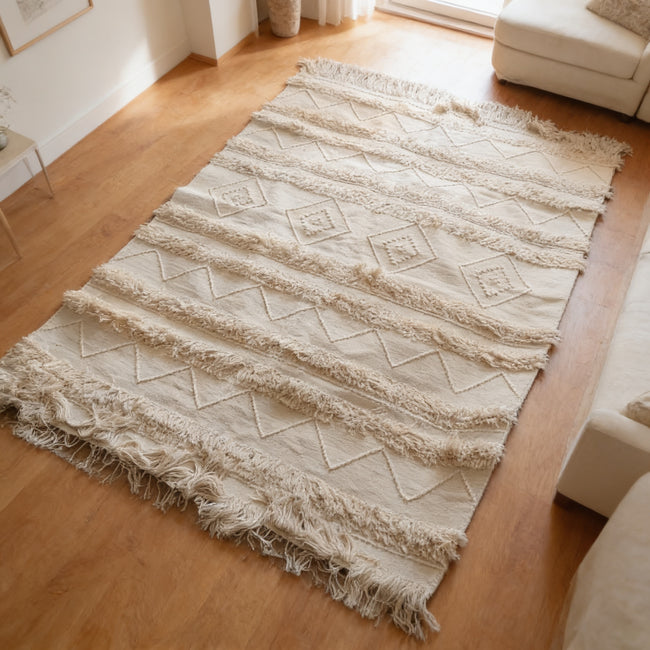 S11 handmade kilim rug — lifestyle view