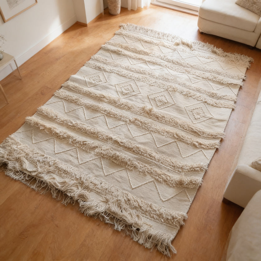 S11 handmade kilim rug — lifestyle view