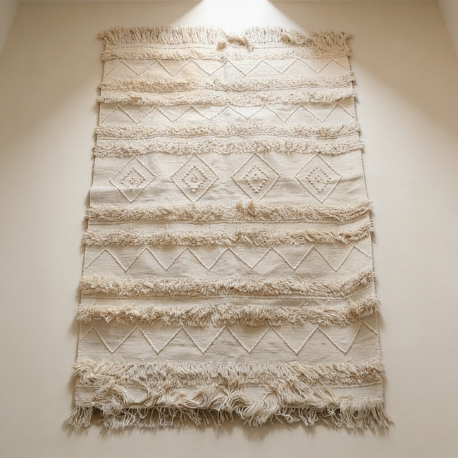 S11 handmade kilim rug — studio view