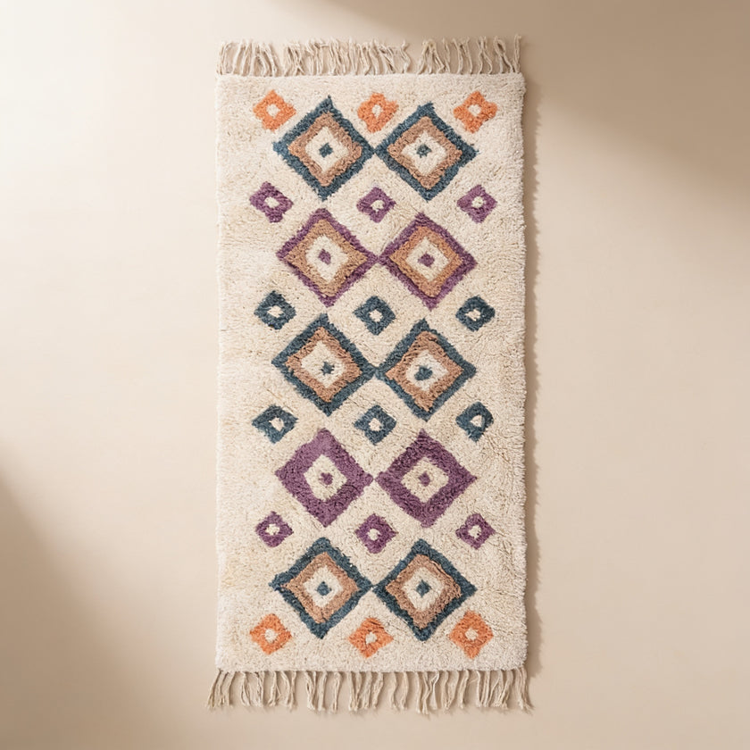 S110 handmade kilim rug — studio view