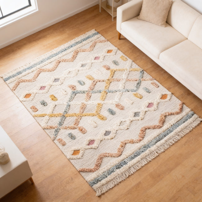 S111 handmade kilim rug — lifestyle view