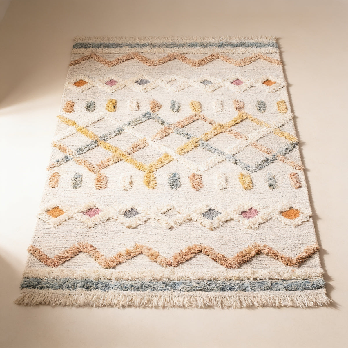 S111 handmade kilim rug — studio view