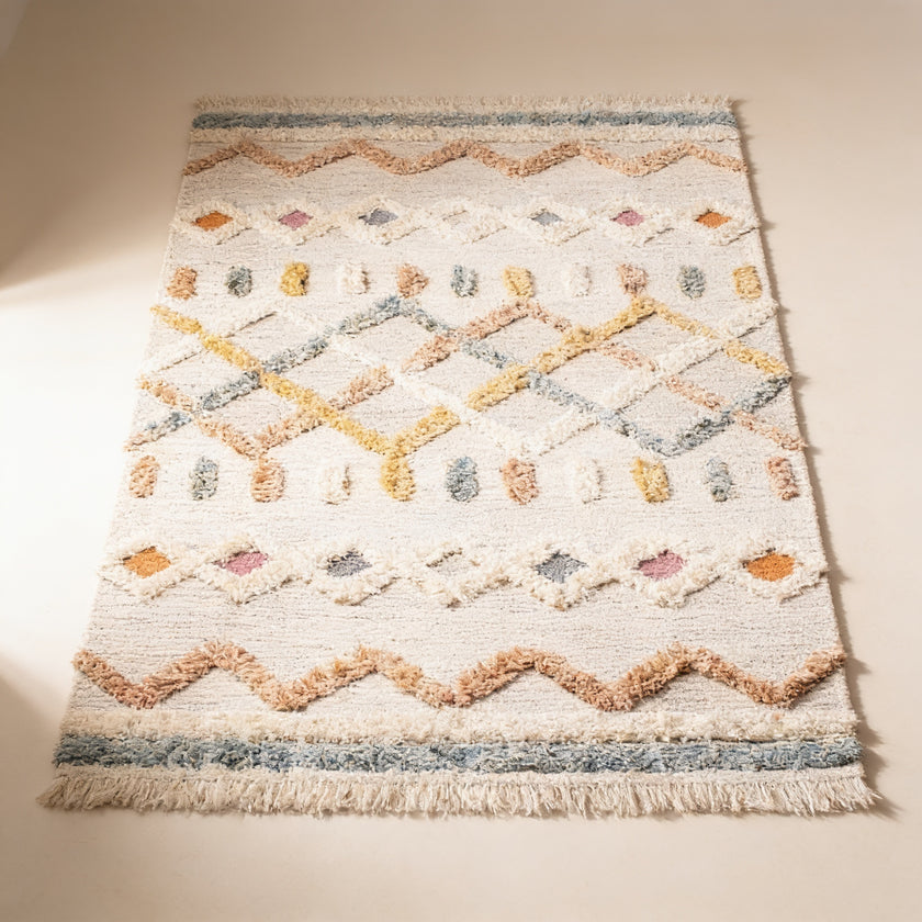 S111 handmade kilim rug — studio view