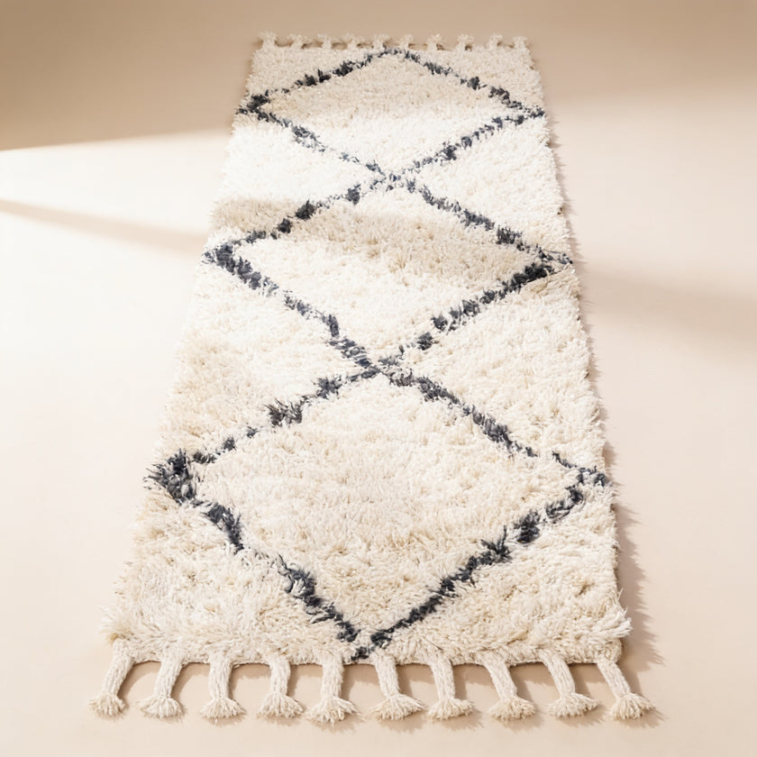 S113 handmade kilim rug — studio view