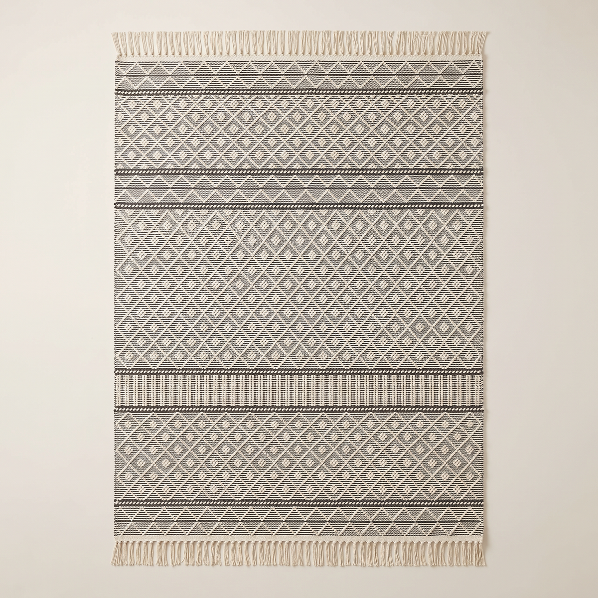 S114 handmade kilim rug — studio view