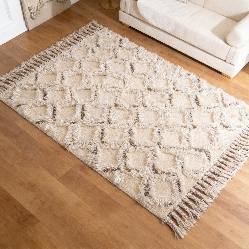 S115 handmade kilim rug — lifestyle view