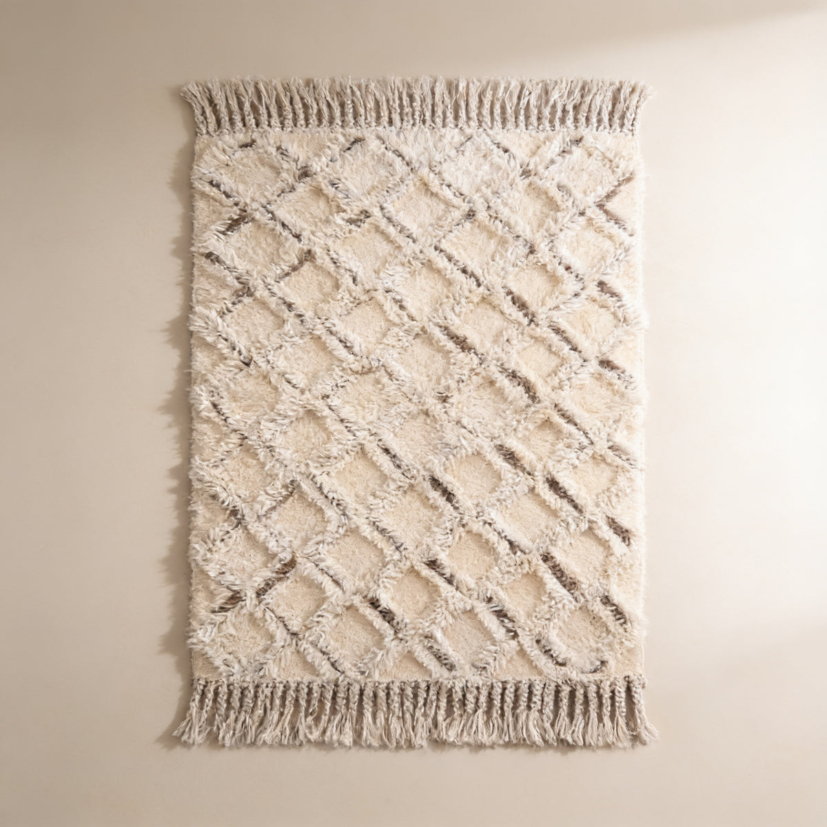 S115 handmade kilim rug — studio view
