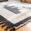 S118 handmade kilim rug — closeup view